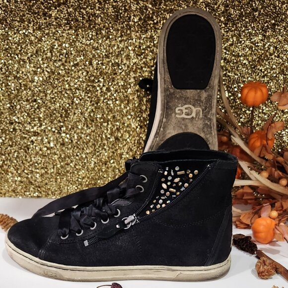 UGGS Blaney Crystal High Top Women's Bk 7.5 - Picture 6 of 11